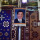 A carpet portrait of Xi Jinping